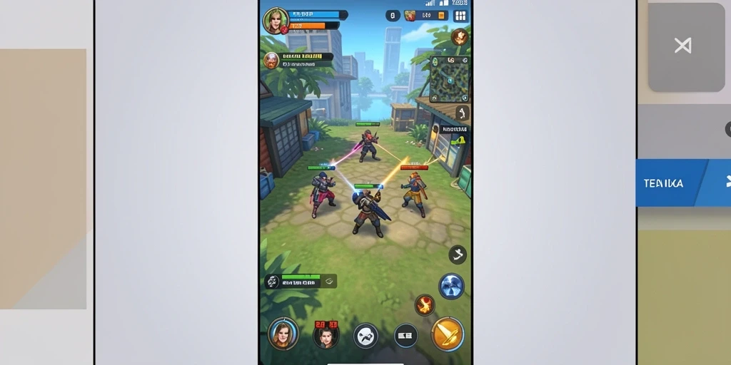 Tampilan awal game yang menarik dan intuitif.