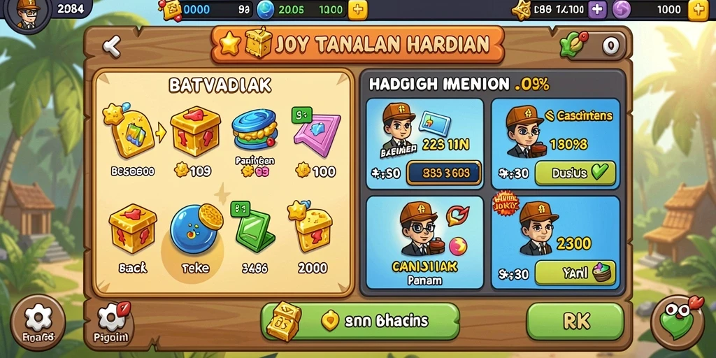 Tampilan antarmuka yang ramah pengguna.