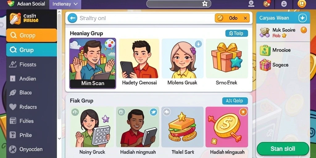 Tampilan awal aplikasi HOKI65 yang menarik.