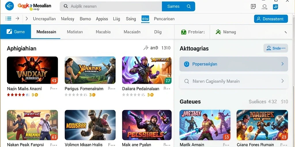 Tampilan antarmuka yang ramah pengguna.