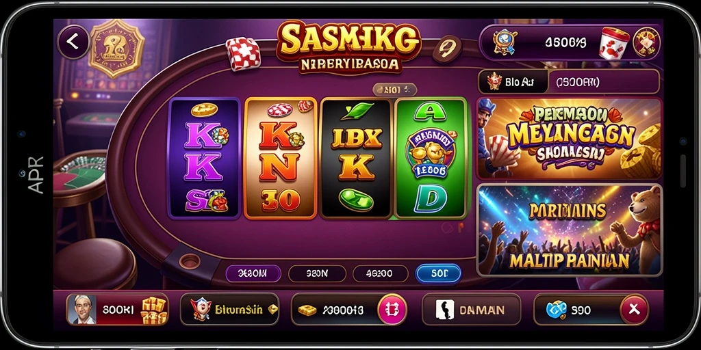 Tampilan utama aplikasi SVIP9 yang menarik.